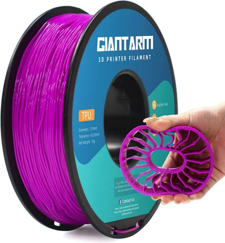 Vista 17 de GIANTARM Filamento PETG, precisión dimensional de 1.75 mm +/-0.02mm, carrete de 1 kg (2.2 libras), embalaje al vacío, para impresoras 3D, verde