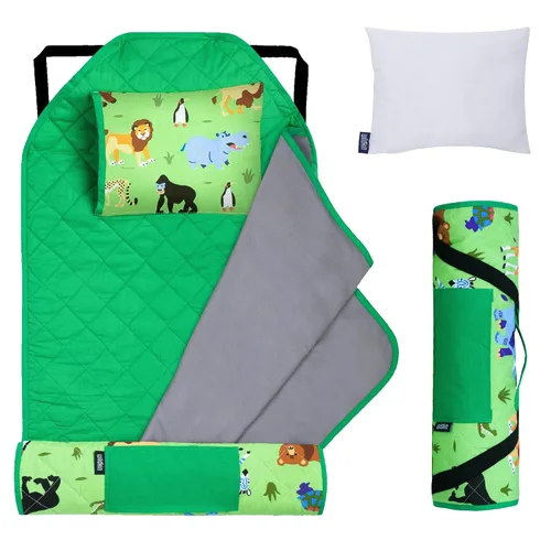 Vista 16 de Wildkin - Tapete para tomar la siesta, moderno y todo en uno, con almohada para infantes (niñas o niños), tamaño perfecto para la guardería