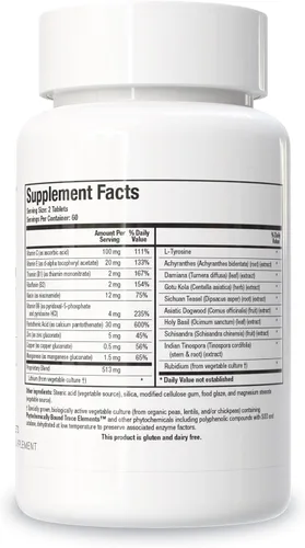Vista 2 de BIOTICS RESEARCH Suplemento de apoyo suprarrenal ADHS, 120 Tabets
