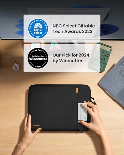 Vista 2 de tomtoc Funda protectora giratoria de 360 para portátil de 13 pulgadas para el nuevo Surface Pro 11th, Copilot+PC 2024, Surface Pro 10/9/8/X