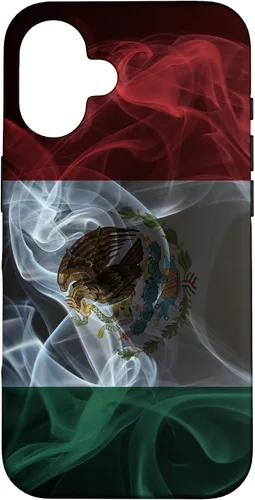 Vista 32 de Smoky Mexico Flag - Funda para iPhone 17 con diseño de orgullo mexicano ahumado