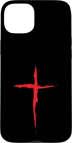 Vista 9 de Funda con Crucifijo de Símbolo Religioso de la Cruz Roja Sangre para iPhone 16