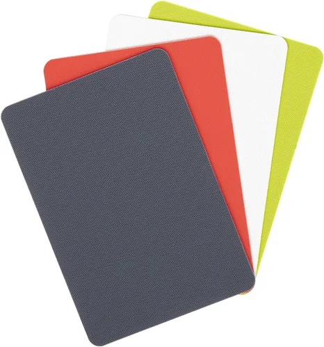 Vista 9 de Dexas Tabla de Cortar de Servicio Pesado Grippmat, Tablas de Cortar Flexibles para Cocina, Juego de 4, Tapete de Corte de Tabla de Plástico