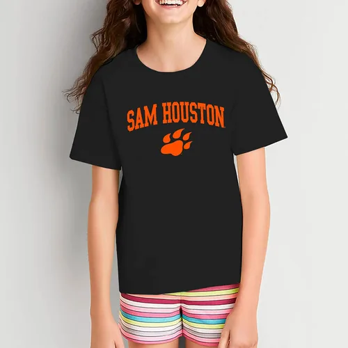 Vista 599 de NCAA Arch Logo, camiseta juvenil color del equipo, universidad - universidad