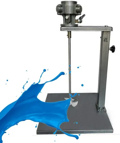 Vista 6 de Mezclador neumático de 5 galones, mezclador de pintura de 1/4 HP, herramienta de mezcla de pintura de agitador de aire, máquina de agitación