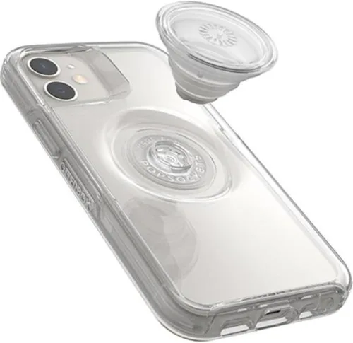 Vista 4 de Otter + Pop Symmetry Series - Funda transparente para iPhone 12 Mini