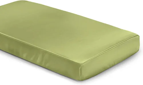 Vista 11 de SiinvdaBZX Sábanas de Satén para Mini Cuna 38 x 24 Pulgadas, Sábanas Sedosas y Suaves para Mini Cuna Portátil, Funda de Colchón, Sábanas para Corral