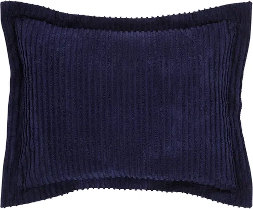 Vista 12 de Better Trends Colchas de Chenille Tamaño Individual, Azul 100% Algodón Chenille Diseño de Rayas Acolchado Cobertor Suave Liviano, 96"x110" con 1