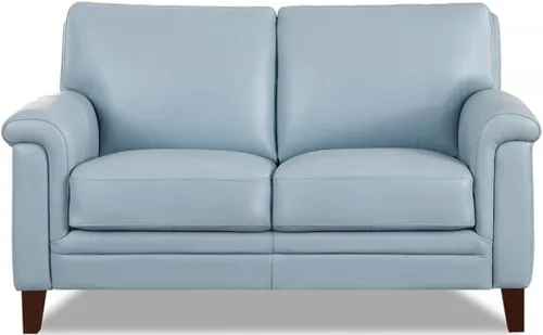 Vista 14 de Hydeline Westcott - Silla de cuero de grano superior, gris plateado, espuma viscoelástica y bobinas de bolsillo Plata Gris