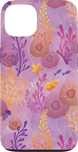 Vista 7 de Funda para iPhone 16 Disney The Little Mermaid Ariel Under the Sea Ambiance