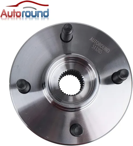 Vista 4 de Autoround Conjunto de buje y rodamiento de rueda delantera de 4 pernos sin ABS 513205 compatible con Chevy Cobalt 2005-2010, Saturn Ion 2003-2007