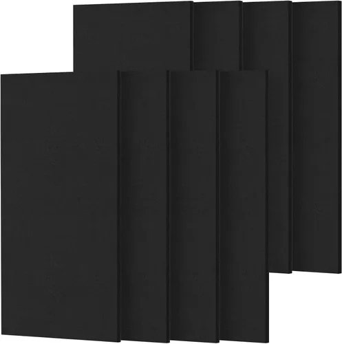Vista 16 de TONOR Paneles acústicos grandes autoadhesivos, 4 paneles absorbentes de sonido de 44.1 x 21.7 pulgadas, paneles acústicos para decoración de paredes