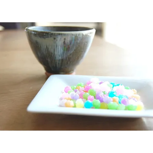 Vista 9 de MARUTA Candy Konpeito, Hanatsume, caramelo de azúcar japonés, 0.2oz 50count