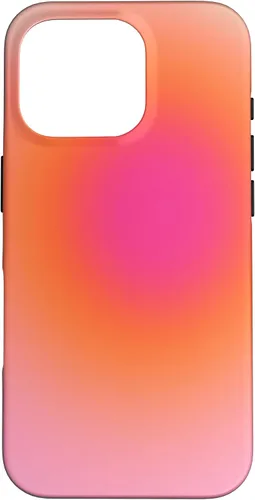 Vista 20 de Funda estética para iPhone 12/12 Pro rosa y naranja con gradiente bonito