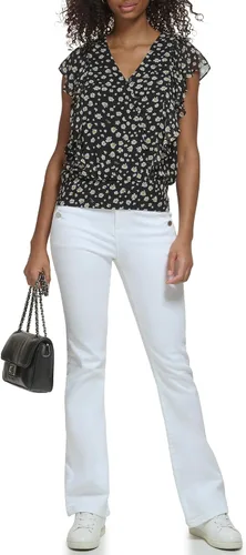 Vista 6 de Karl Lagerfeld Paris Blusa floral estampada para mujer