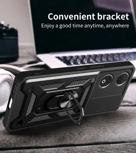 Vista 6 de Funda para Honor X7, Honor Play 30 Plus, funda de TPU + PC de grado militar, [soporte integrado] diseño de doble capa funda de protección resistente