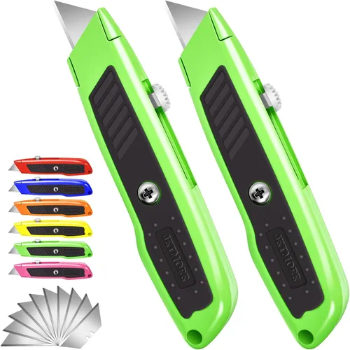 Vista 10 de JETMORE Cortador de caja, paquete de 2 cuchillos utilitarios, cortador de Naranja