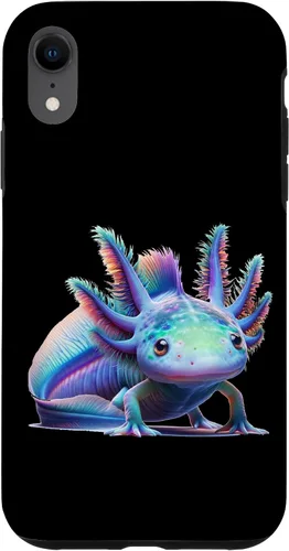 Vista 23 de Carcasa de arte de mundo submarino encantado para iPhone 11 Pro Max con diseño de ajolote mágico