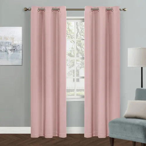 Vista 85 de MYSKY HOME Cortinas Aqua para Armario para Entrada Cortina Opaca para Puerta para Sala de Estar Cortina Oscurecedora de Habitación con Ojales