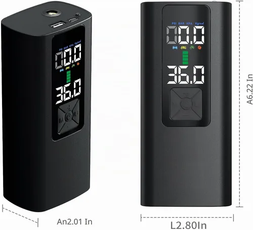 Vista 9 de Inflador de Neumáticos Compresor de Aire Portátil 150PSI Bomba de Aire Automática para Neumático de Coche Accesorios de Coche con Manómetro Digital