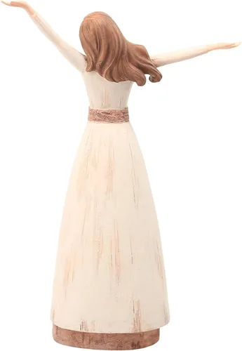 Vista 9 de Pavilion Gift Company Simple Spirits 41007 - Figura decorativa (7.5 pulgadas), color blanco, verde, bronceado