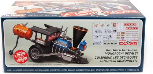 Vista 3 de MPC Monopoly Locomotora personalizada 1:25 escala modelo kit, color de fábrica