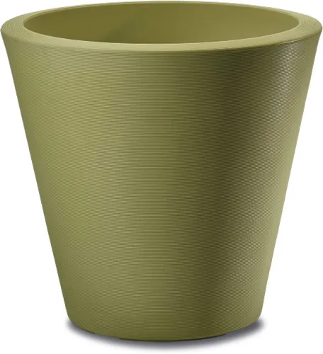 Vista 23 de Crescent Garden Madison Planter– Maceta resistente a la intemperie, doble pared para interiores y exteriores con orificio de drenaje, contenedor