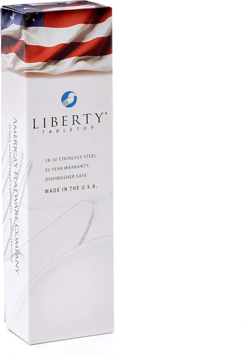 Vista 6 de Liberty Tabletop Annapolis - Juego de cubiertos de 20 piezas para 4 acero inoxidable 18/10 Fabricado en EE. UU