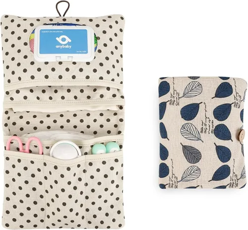 Vista 13 de Lmbabter Organizador extraíble para bolsa de bebé, bolsa de pañales con 6 bolsillos en total, bolso y bolsa de mano para mujeres, mamás, enfermeras