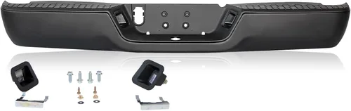 Vista 22 de SOCKIR Conjunto de parachoques de paso trasero con revestimiento antióxido Compatible con 2002-2008 Dodge Ram 1500 2003-2009 Ram 2500 3500 Pickup