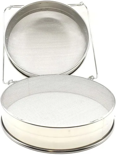 Vista 2 de Colador doble de la miel del top del cubo del acero inoxidable del tamiz de la categoría alimenticia 304, filtro para el procesamiento/la extracción