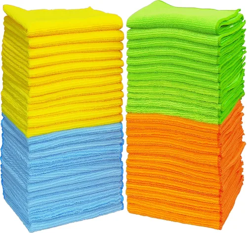 Vista 9 de Paños de limpieza de microfibra SimpleHouseware., Paquete de 20