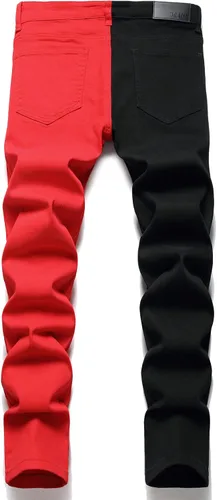 Vista 2 de RXXKKK Jeans ajustados regulares para hombre