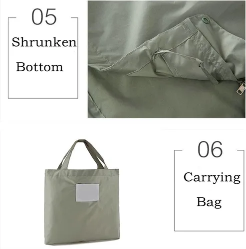Vista 5 de Impermeable para mujer ligera transpirable impermeable con capucha para senderismo impermeable color morado talla M