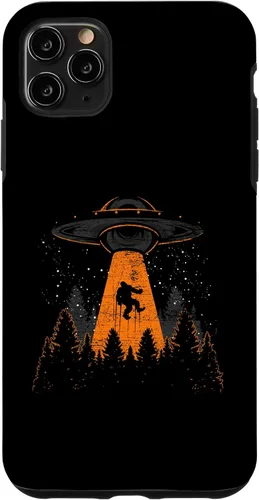 Vista 13 de Science Fiction Kryptide Sasquatch Alien UFO Myth Bigfoot Case for iPhone 17