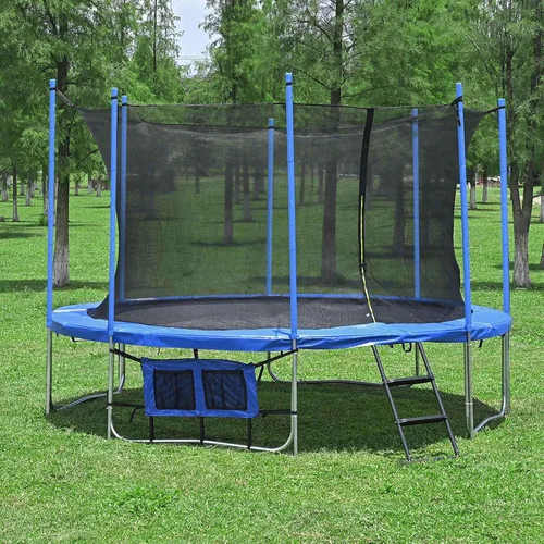 Vista 8 de AW 12/13/14/15FT cubierta de resorte de repuesto para trampolín almohadilla de seguridad accesorios para trampolín, resistente a los rayos UV, Verde
