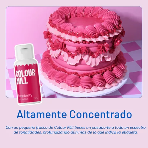 Vista 4 de Colour Mill Colorante para alimentos a base de aceite, 20 mililitros. Cada uno de 6 colores: Baby Blue, Navy, Royal, Sky Blue, Teal y Tiffany