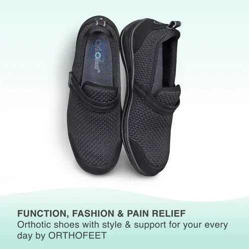 Vista 6 de Orthofeet Zapatos ortopédicos para mujer, para aliviar la fascitis plantar, para juanetes y fascitis plantar