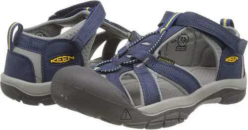 Vista 7 de KEEN Venice H2 - Sandalias de agua para niños con puntera cerrada, azul