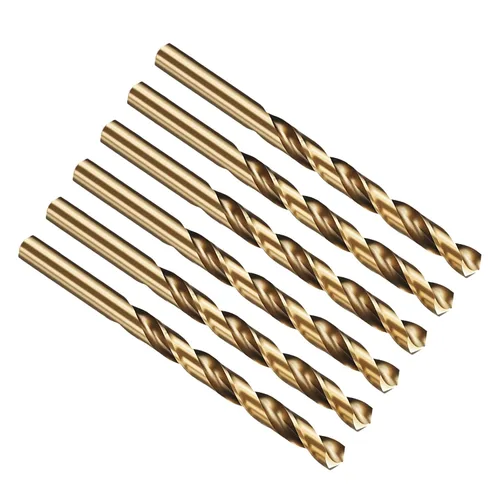 Vista 279 de PATIKIL Broca Jobber de 0.039 in, vástago recto M35 cobalto 5% acero de alta velocidad 135° acabado dorado para metal duro de acero inoxidable - 2