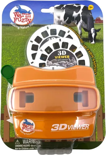 Vista 7 de WARM FUZZY Toys 3D Viewfinder (Aligator) - Visor para niños y adultos, juguetes clásicos, visor de diapositivas, visor de carrete 3D, retro
