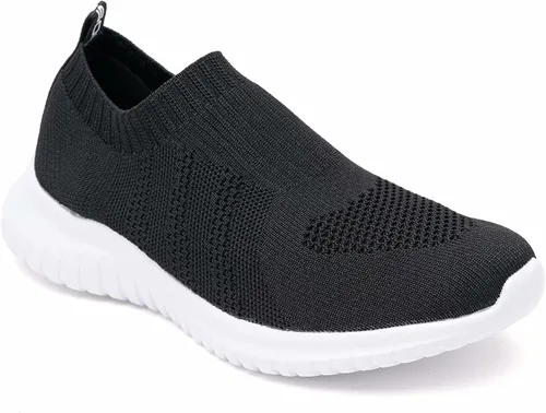 Vista 2 de Konhill - Zapato deportivo para caminar, ligero, deportivo, informal, para gimnasio, sin cordones, para mujer