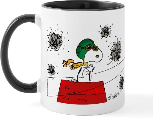 Vista 12 de CafePress Crabby Snoopy - Taza de café de cerámica (11 oz)