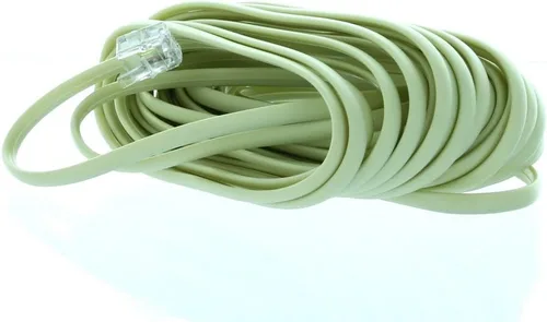 Vista 3 de Trisonic Cable de extensión modular marfil de 25 pies