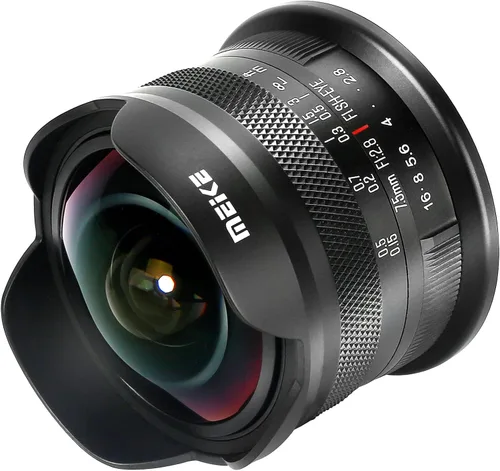 Vista 2 de Meike Lente diagonal de ojo de pez diagonal de enfoque manual f2.8 de 0.295 in f2.8 compatible con cámaras Nikon Z Mount Z50 Z50II Z5 Z6 Z7 Z6II Z30