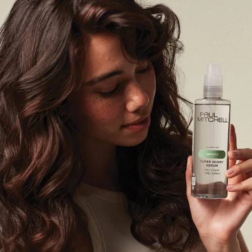 Vista 6 de Paul Mitchell El suero súper delgado acelera el tiempo de secado resistente a la humedad para el cabello encrespado