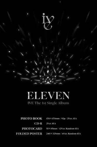 Vista 2 de ELEVEN 1er álbum individual versión aleatoria CD+1p póster plegable en paquete+92p libro de fotos+1p tarjeta de fotos+seguimiento sellado