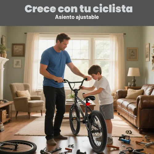Vista 7 de KORIMEFA Bicicleta BMX Freestyle 18 20 pulgadas para niños y niños, bicicleta de trucos para 7-12 años, pernos Pro/Guro a elegir, marco de acero