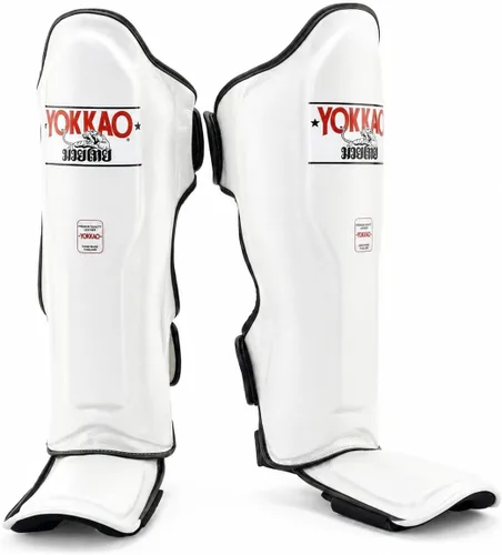Vista 22 de YOKKAO Espinilleras Matrix Muay Thai Kickboxing MMA con rodilleras