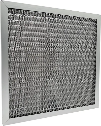 Vista 2 de Filtro de aire lavable (10" x 10" x 1"), filtro de aire electrostático de aluminio para horno y aire acondicionado central